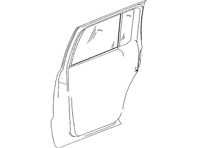 Mopar 55257231AE Glass-Quarter Window