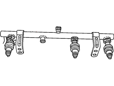 2001 Dodge Neon Fuel Rail - 4891338AA