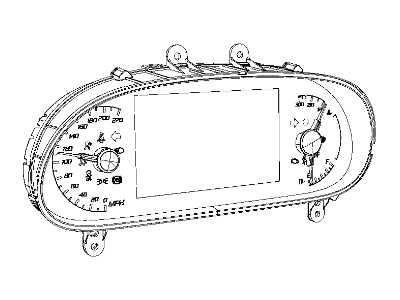 Dodge Viper Instrument Cluster - 68097101AC