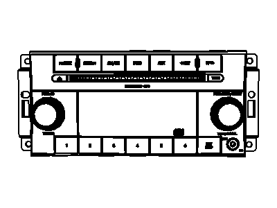 Mopar 68021157AC Radio-AM/FM With Cd