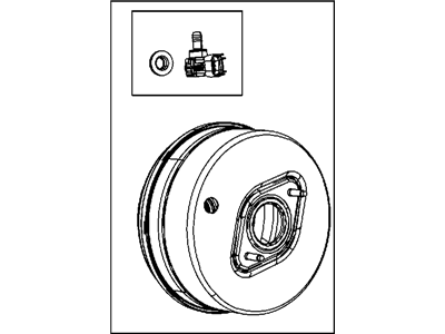 Mopar 4560182AE Booster-Power Brake