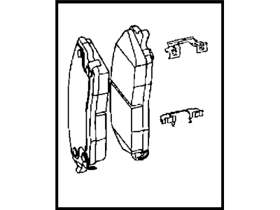 2008 Dodge Charger Brake Pad - 5142555AA