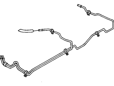 Mopar 4809299AA Clip-Vapor Line