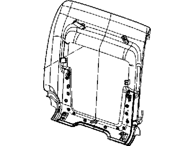 Mopar 1UP05BD3AA Panel-Front Seat Back