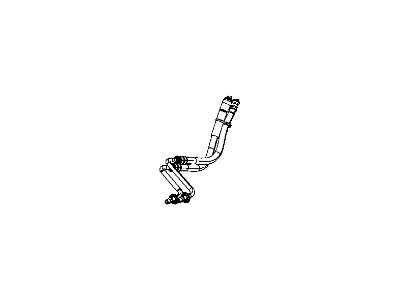 Mopar 5005204AE Hose-Oil Cooler Pressure And Ret