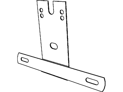 Mopar 3738921 Bracket-License Plate