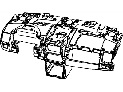 Mopar 68110042AC INSTRUMEN-Base Panel