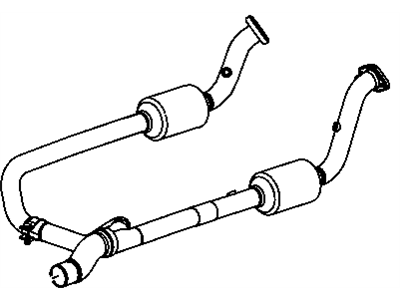 2009 Dodge Ram 2500 Catalytic Converter - 52122260AD