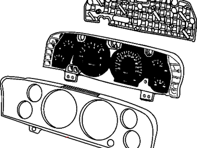 Jeep Commander Instrument Cluster - 5172515AC