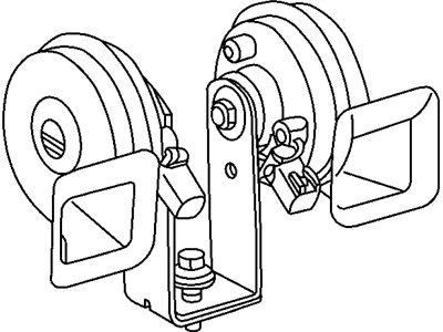 Mopar 56010313AB Horn