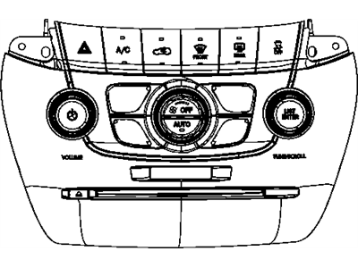 2011 Dodge Journey A/C Switch - 1RK591X9AC