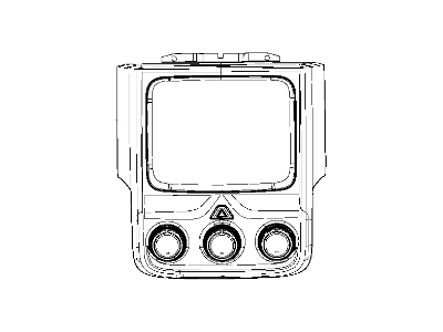 Mopar 68105021AF Air Conditioner And Heater Control