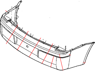 2005 Chrysler 300 Bumper - 5029904AA