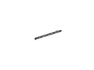 Mopar 5054107AB WEATHERSTRIP-Rear Door SILL Secondary