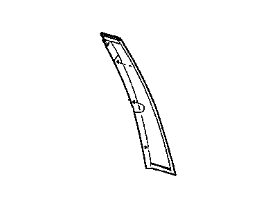 Mopar 4894436AB APPLIQUE-B Pillar