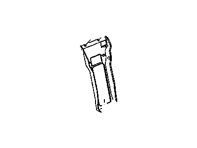 Mopar 55360694AB REINFMNT-Hood Latch