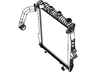 Mopar 5127802AA ISOLATOR-Radiator