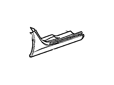 Mopar 5018734AA APPLIQUE-Quarter Panel