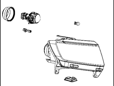 Mopar 5182395AB Headlamp