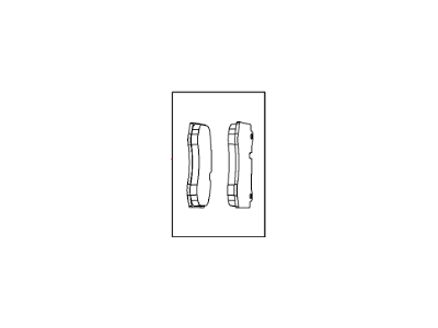 Mopar 68248384AB Front Disc Brake Pad Kit