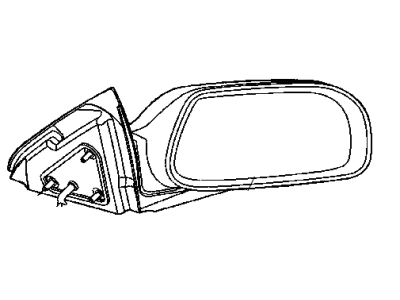 2005 Chrysler Pacifica Car Mirror - 5161633AA