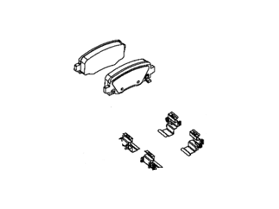 2021 Jeep Cherokee Brake Pad - 68523693AA