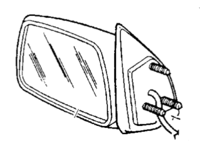 1994 Jeep Grand Cherokee Car Mirror - 4856532