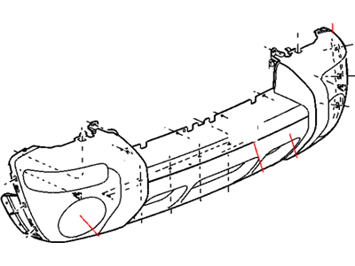 Mopar 5073488AB Front Bumper Cover