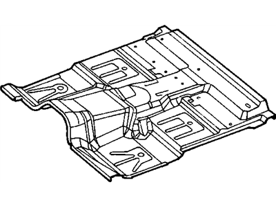 Mopar 55257450AB Panel-Center Floor