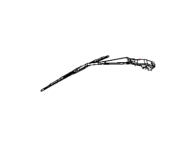 2010 Jeep Patriot Wiper Blade - 68003739AA