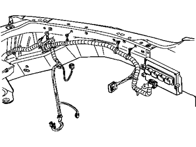 Mopar 68062093AA Wiring-HEADLAMP To Dash