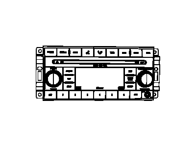 Mopar 5064920AE Radio-AM/FM/6 DVD/SDARS