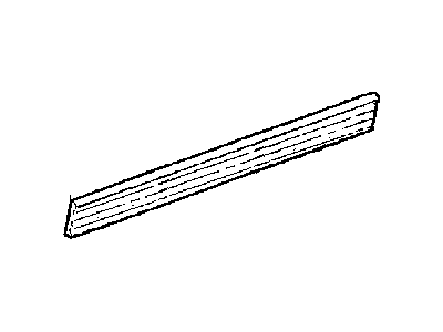 Mopar 5EM57PR4AE Molding-Front Door