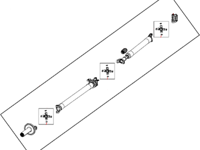 2018 Ram 3500 Drive Shaft - 5146772AD