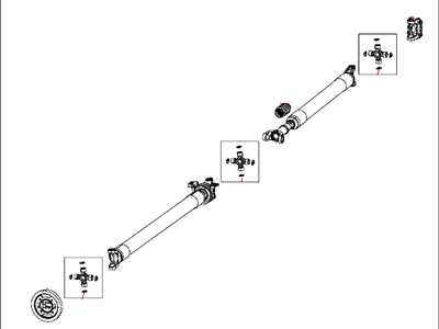 2017 Ram 3500 Drive Shaft - 5146488AC