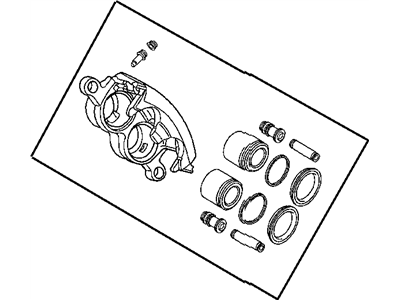 2005 Dodge Ram 1500 Brake Caliper - R5134582AC