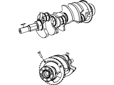 2011 Dodge Caliber Crankshaft - 68001694AC