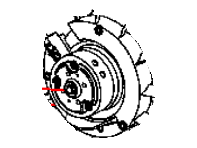 2002 Dodge Ram 1500 Fan Motor - 5080648AA