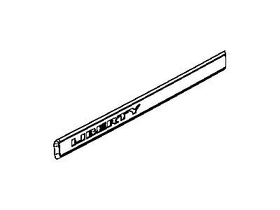 Mopar 55157209AA Molding-Front Door