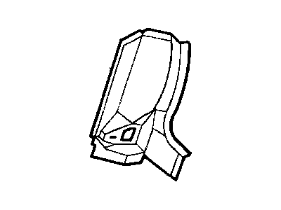 Mopar 4860613AC REINFMNT-Quarter Panel