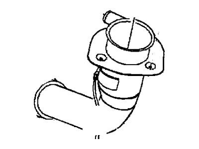 Mopar 4848760AB Tube-Fuel Filler