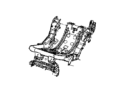 Mopar 5183632AA RECLINER-Seat Back