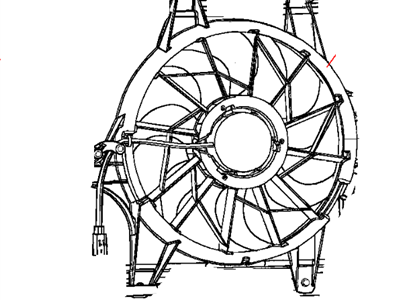 Chrysler PT Cruiser Cooling Fan Assembly - 5017407AA