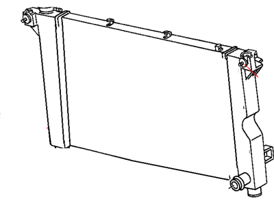 Dodge Caravan Radiator - 2AMR2770AA