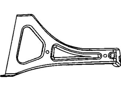 Mopar 55274869 Bracket-Rear Bumper Side