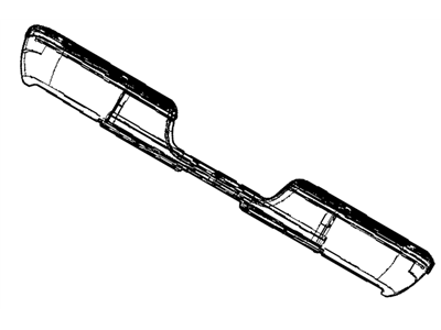 Mopar 5FG80DX8AD Bumper-Rear