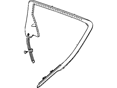 Mopar 1EF01XXXAA Molding-Door Window Opening