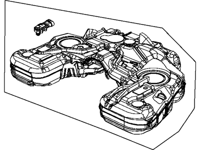 Mopar 68154311AA Fuel Tank