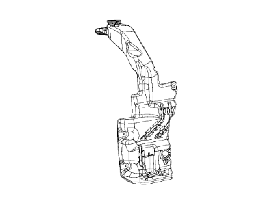 2015 Jeep Cherokee Washer Reservoir - 68225062AA