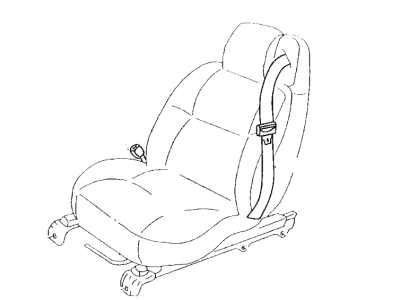 Mopar PW60RK5AC Front Outer Seat Belt